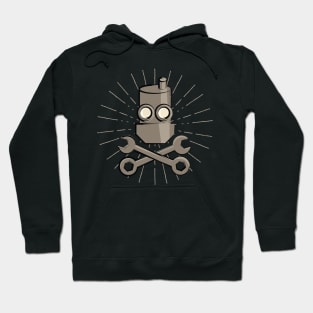 Pirate Robot Crossbones Hoodie